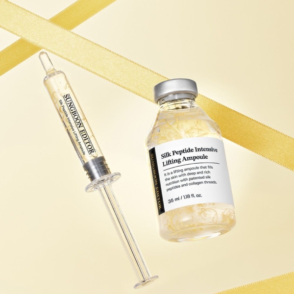 SUNGBOON EDITOR Silk Peptide Intensive Lifting Ampoule 35ml*2ea - EmpressKorea