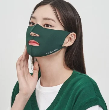 SUNMASKIN Premium UV Protection Sports Golf Fishing Mountain Climbing Bicycle Tennis Outdoor Activities Mask Open Style MADE IN KOREA - EmpressKorea