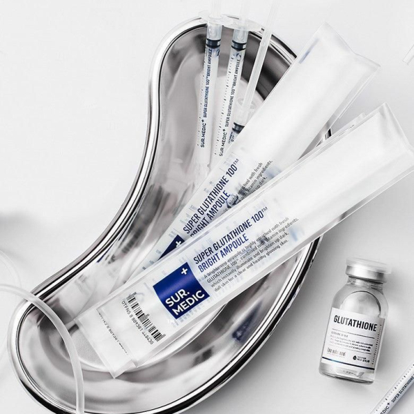 SUR.MEDIC PLUS Super Glutathione 100TM Brightening Ampoule 1ml*10pcs - EmpressKorea