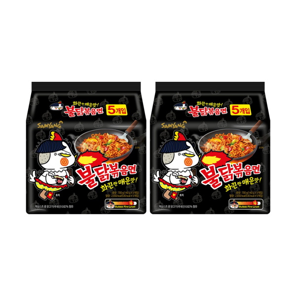 Samyang Buldak Bokkeum Ramen Bag Ramen, 10 pieces - EmpressKorea