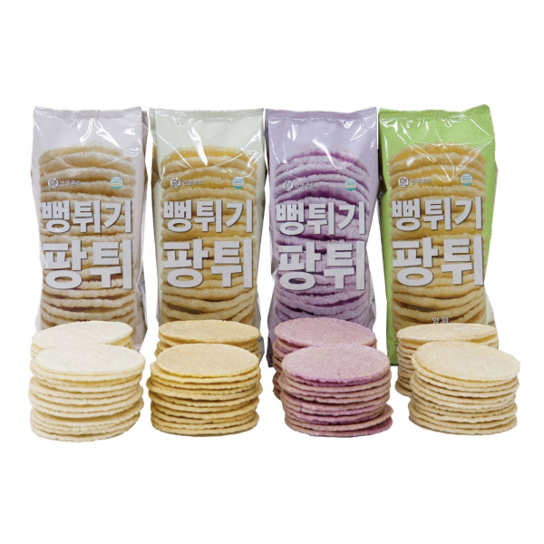 Set of 4 puffed rice cakes 120g x 4packs - EmpressKorea