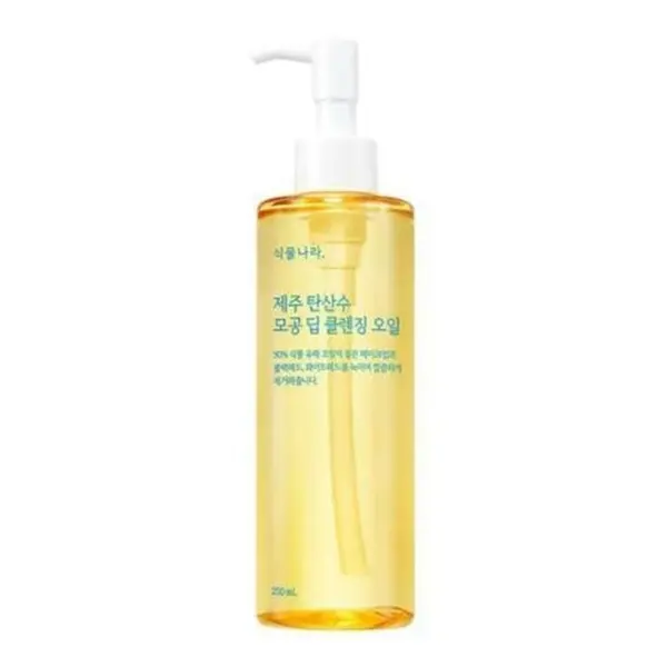 Shingmulnara Jeju Sparkling Water Deep Pore Cleansing Oil 250ml - EmpressKorea