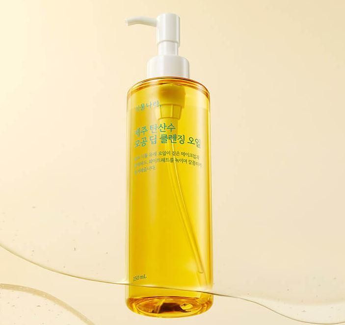 Shingmulnara Jeju Sparkling Water Deep Pore Cleansing Oil 250ml - EmpressKorea