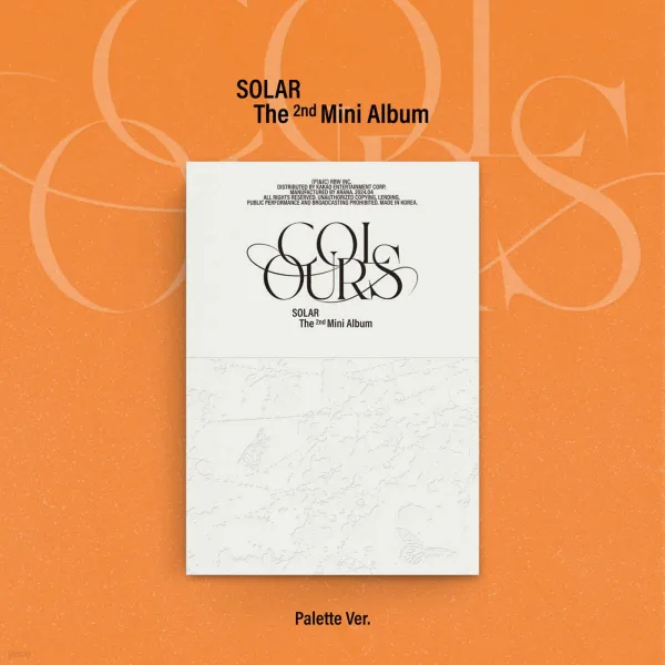 Solar - The 2nd Mini Album : COLOURS [Palette Ver.] - EmpressKorea