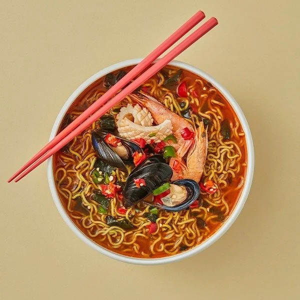 Soontaan Ramen Spicy Flavor Low Carb Dietary Fiber Zero Sugar Ramen 78g, 10 pieces - EmpressKorea