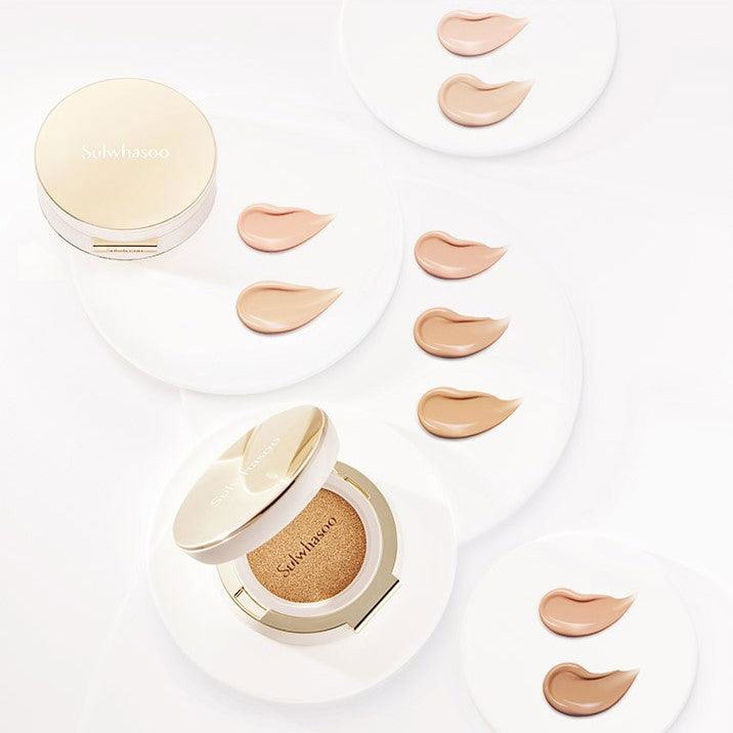 Sulwhasoo New Perfecting Cushion with Refill (10 Colors) SPF 50+ PA+++ 15g - EmpressKorea