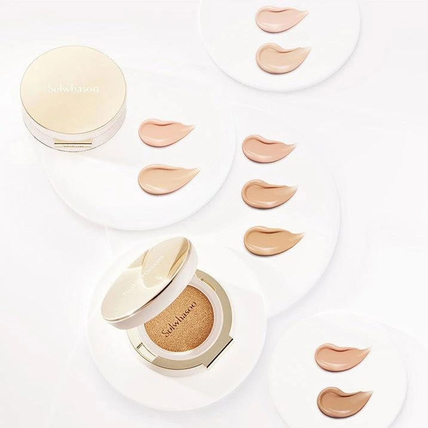 Sulwhasoo New Perfecting Cushion with Refill (10 Colors) SPF 50+ PA+++ 15g - EmpressKorea