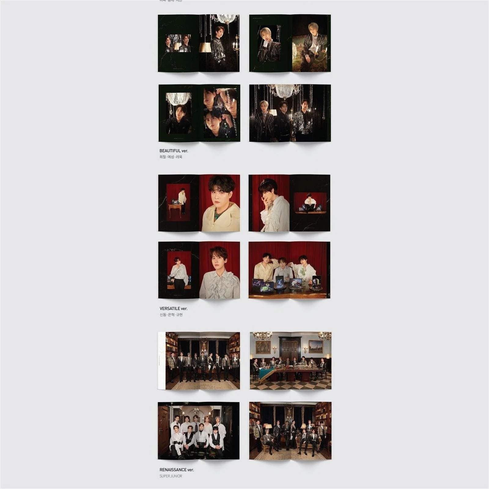 Super Junior - 10th Album: The Renaissance (Renaissance Style) - EmpressKorea