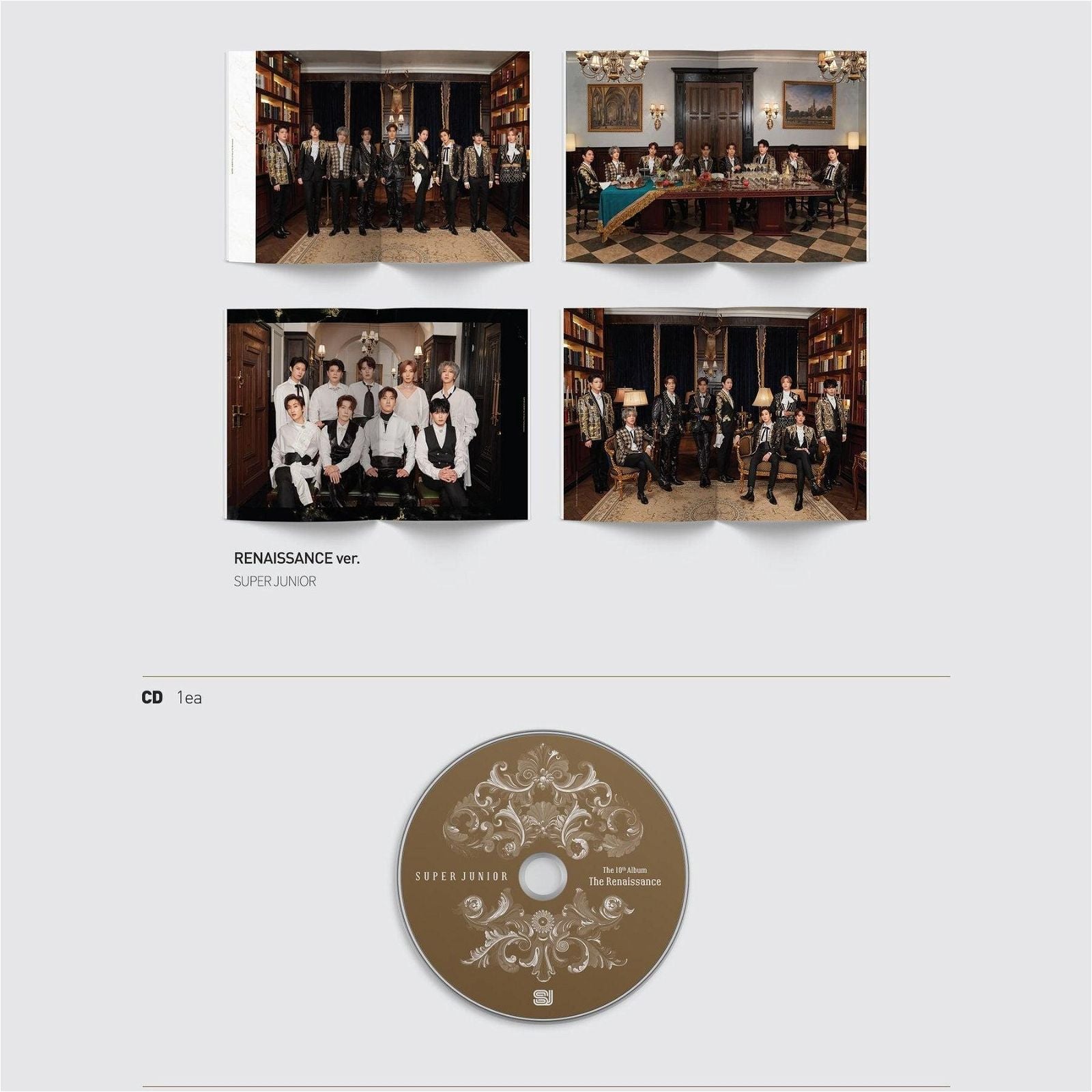 Super Junior - 10th Album: The Renaissance (Renaissance Style) - EmpressKorea