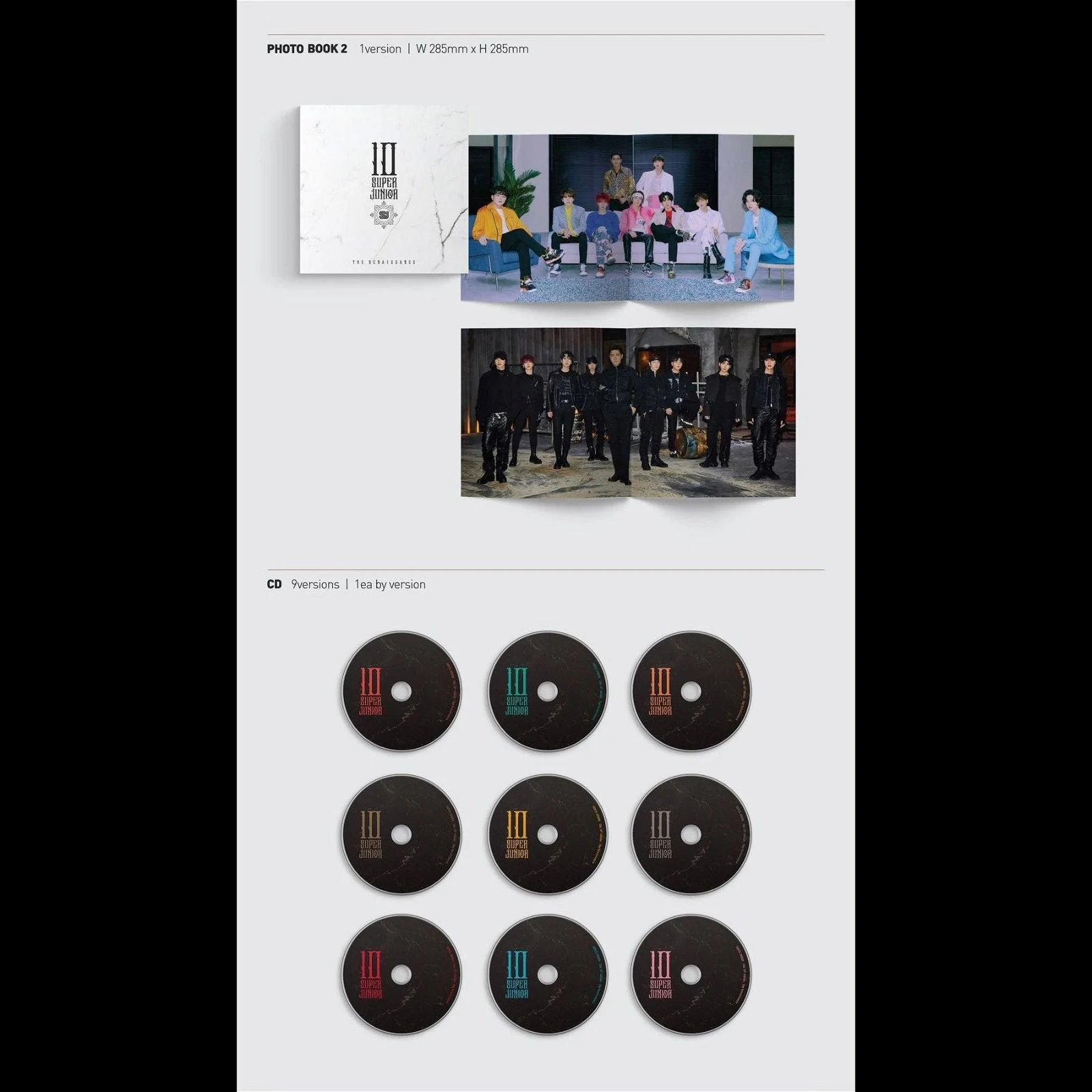 Super Junior - 10th Album: The Renaissance (SQUARE Style) - EmpressKorea