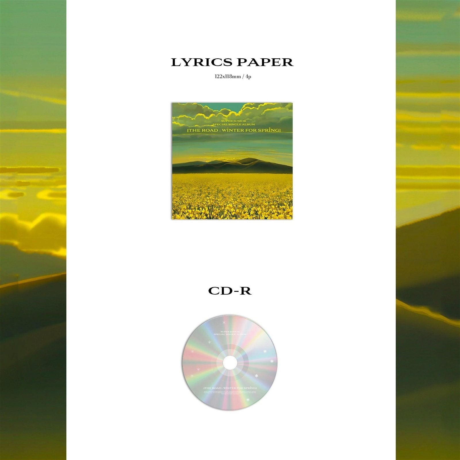 Super Junior - Special Single Album: The Road: Winter for Spring (Limited) - EmpressKorea