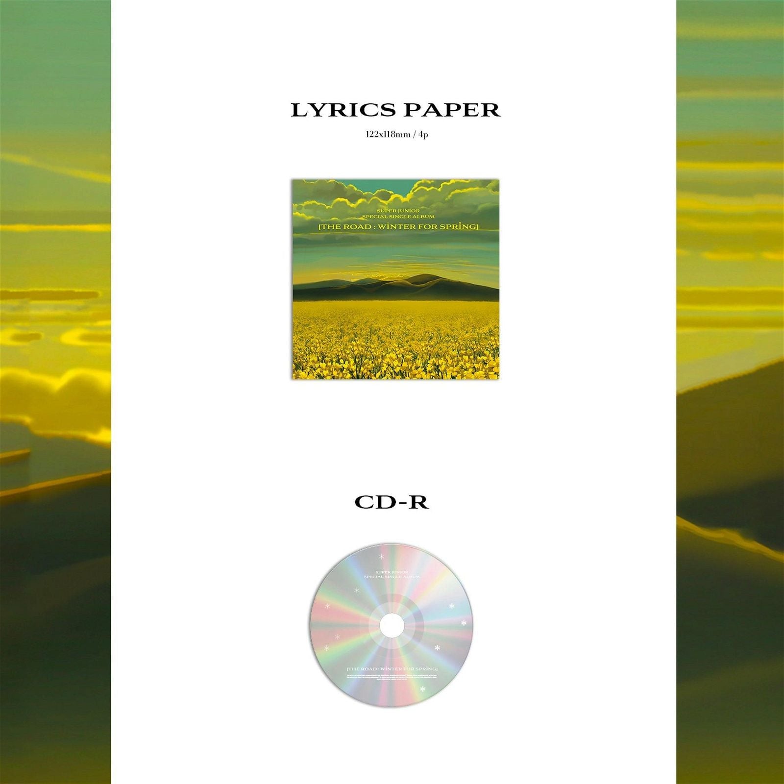 Super Junior - Special Single Album: The Road: Winter for Spring (Limited) - EmpressKorea