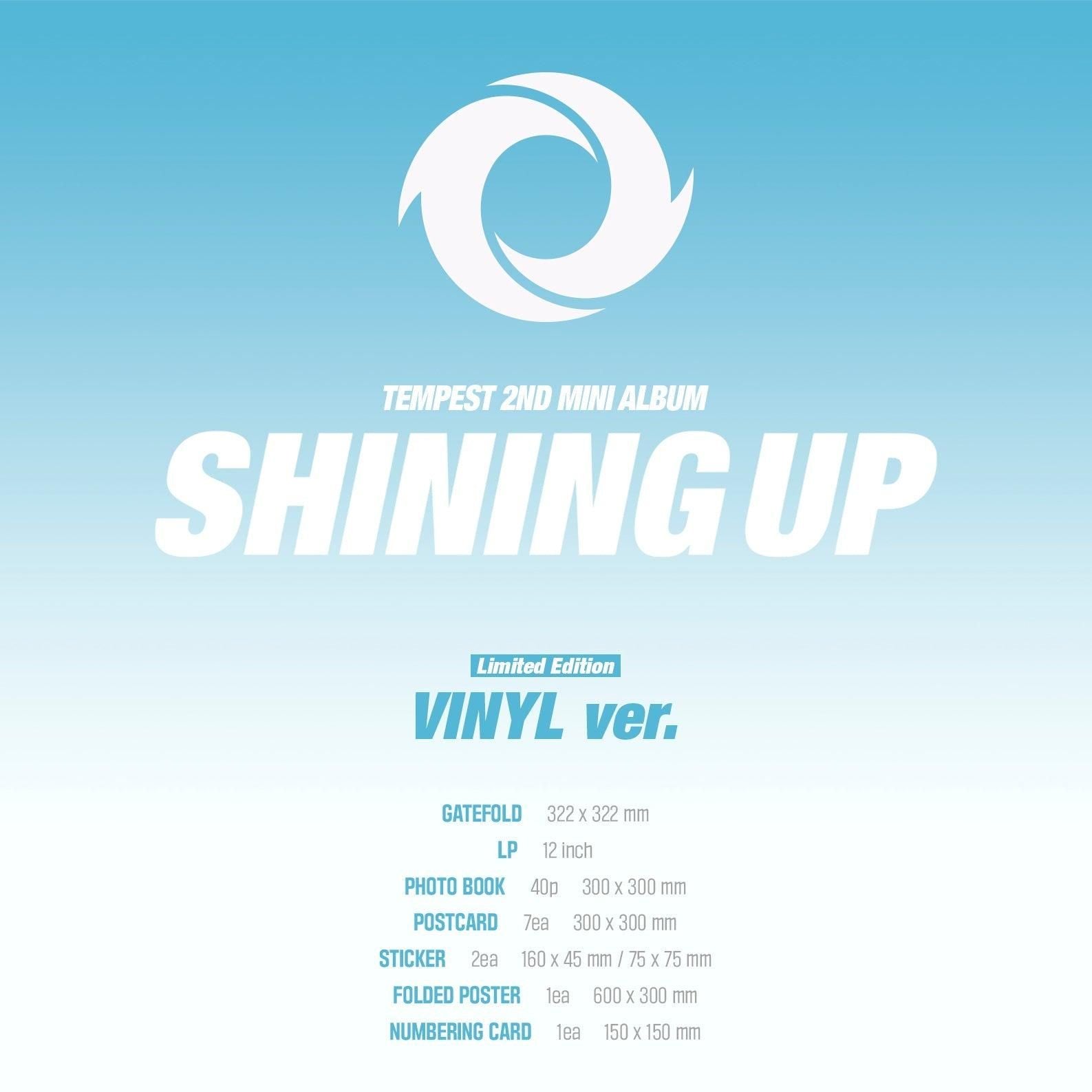 TEMPEST - 2nd Mini Album: SHINING UP Color LP Ver. - EmpressKorea