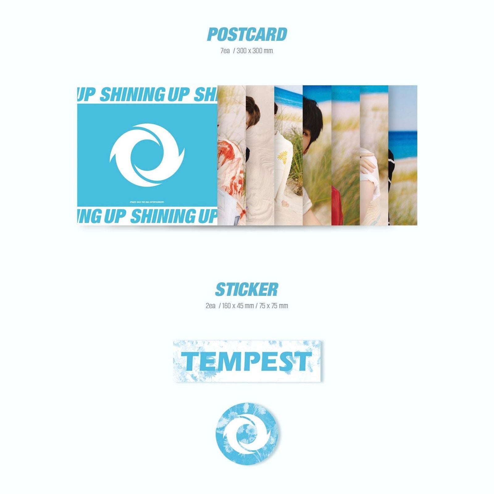 TEMPEST - 2nd Mini Album: SHINING UP Color LP Ver. - EmpressKorea