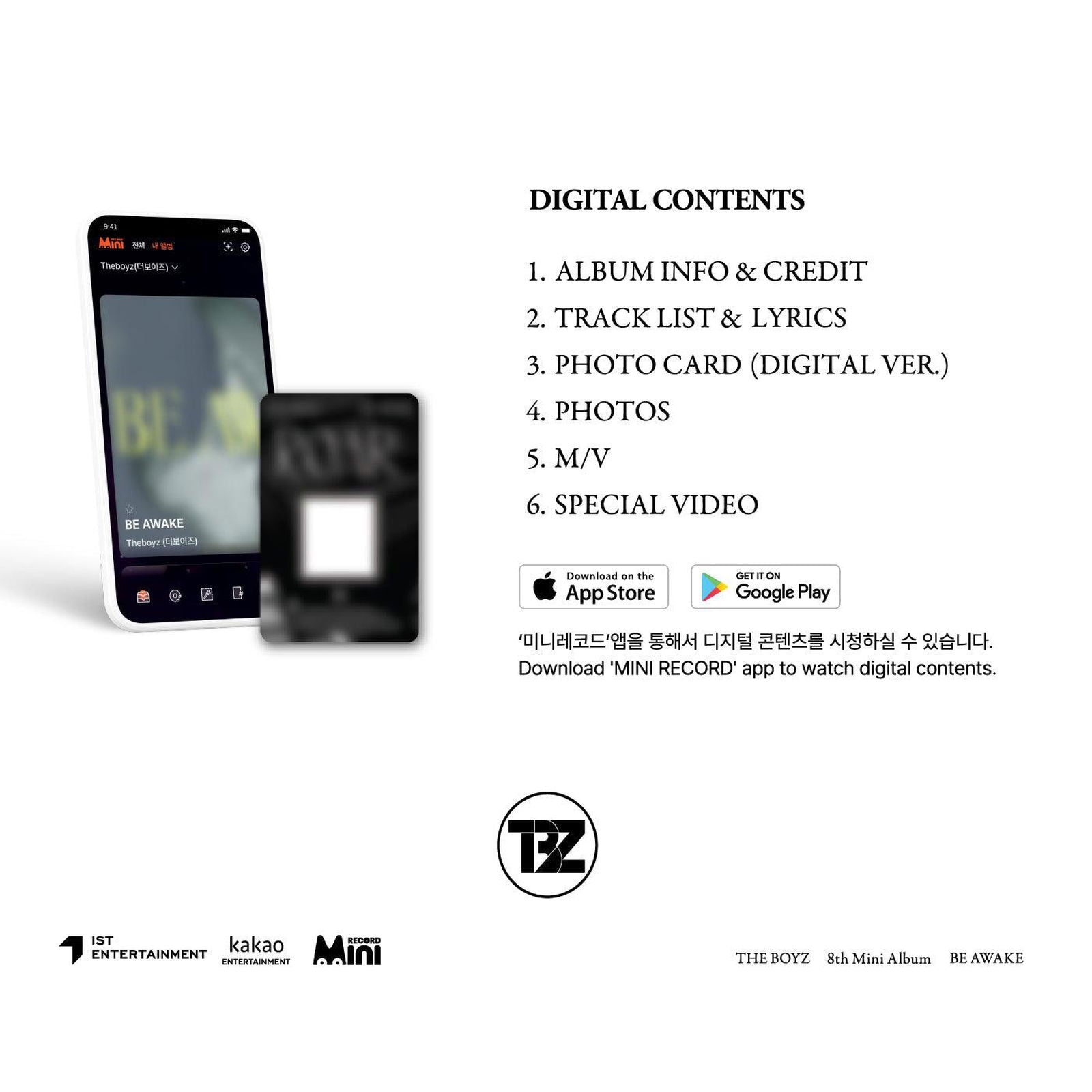 THE BOYZ - 8th Mini Album: BE AWAKE (Platform Ver.) - EmpressKorea