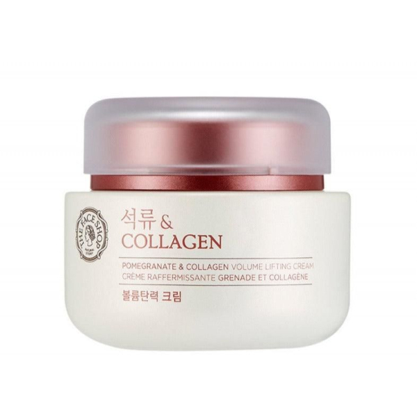 THE FACE SHOP Pomegranate & Collagen Volume Lifting Cream 100ml - EmpressKorea