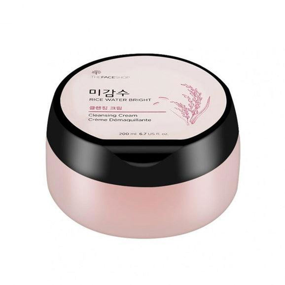 THE FACE SHOP Rice Water Bright Cleansing Cream 200ml - EmpressKorea