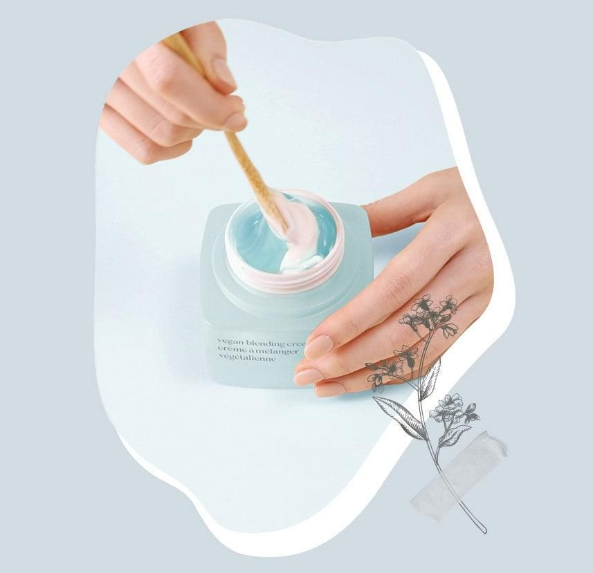 THE FACE SHOP The Therapy Vegan Moisture Blending Cream 60ml - EmpressKorea