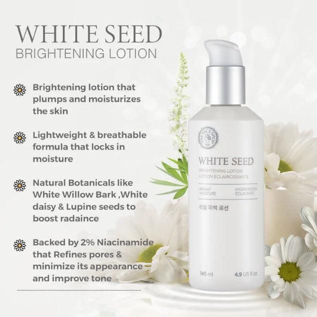 THE FACE SHOP White Seed Brightening Lotion 145ml - EmpressKorea