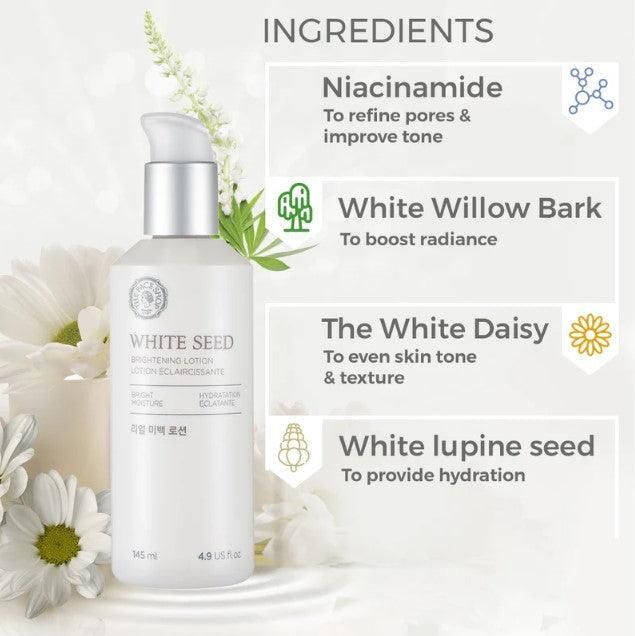 THE FACE SHOP White Seed Brightening Lotion 145ml - EmpressKorea