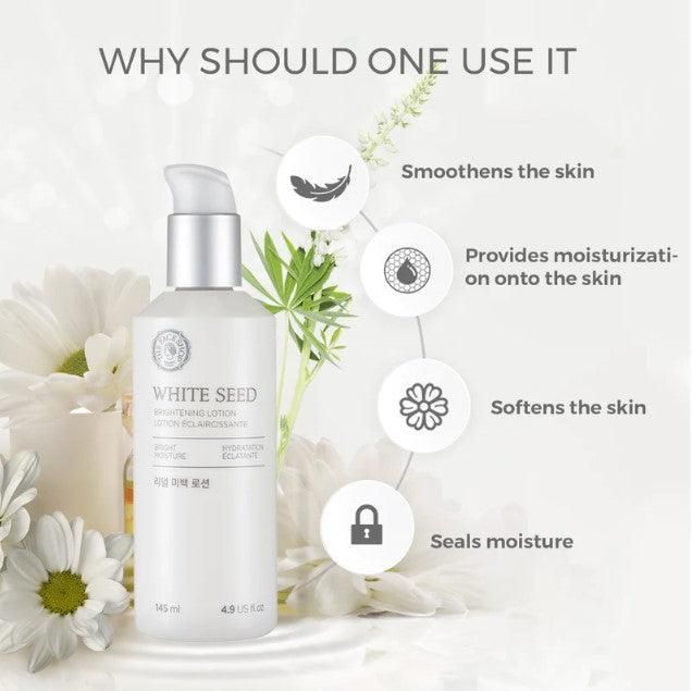 THE FACE SHOP White Seed Brightening Lotion 145ml - EmpressKorea