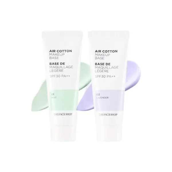 THE FACE SHOP fmgt Air Cotton Makeup Base (2 Colors) SPF 30 PA++ 35g - EmpressKorea