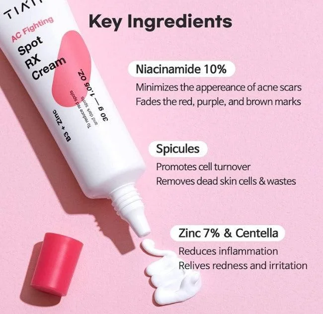 TIAM AC Fighting Spot Rx Cream 30g - EmpressKorea