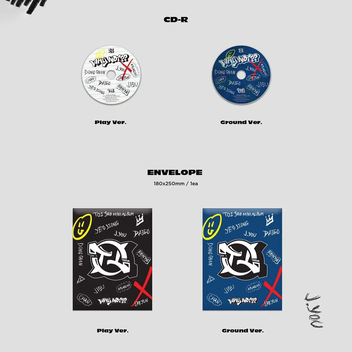 TO1 - 3rd Mini Album: WHY NOT?? - EmpressKorea