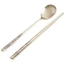 Table art king titanium spoon and chopsticks - EmpressKorea