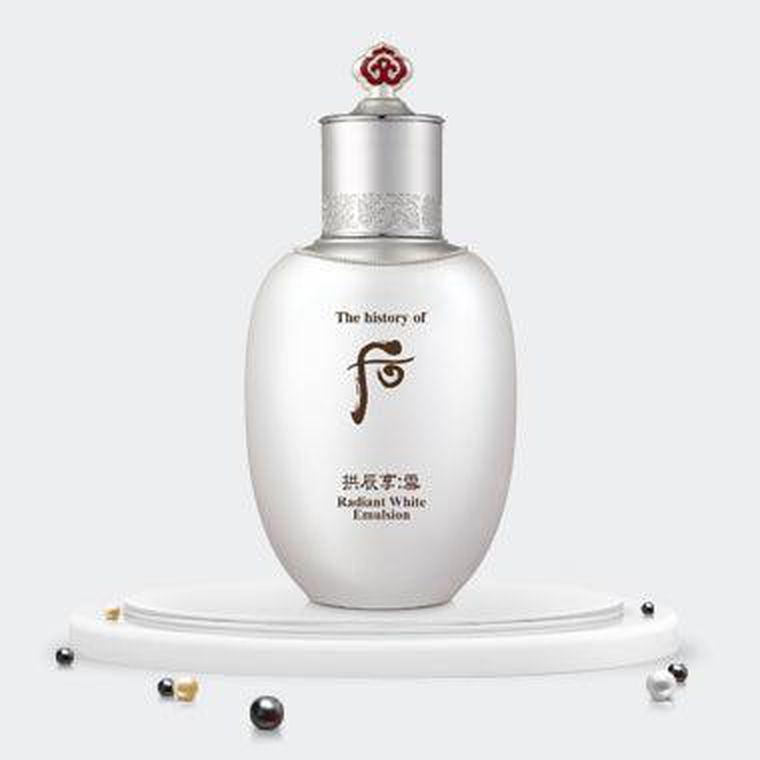 The History of Whoo Gongjinhyang Snow Radiant White Emulsion 110ml - EmpressKorea