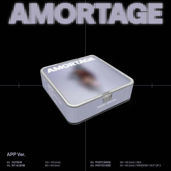 JISOO - JISOO Mini Album [AMORTAGE] [APP Ver.]