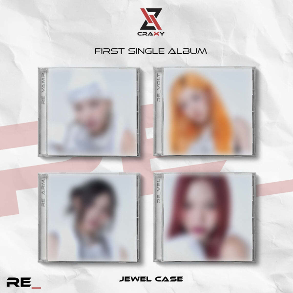 CRAXY - Single Album Vol. 1: RE_ [JEWEL CASE][4 Kinds SET]