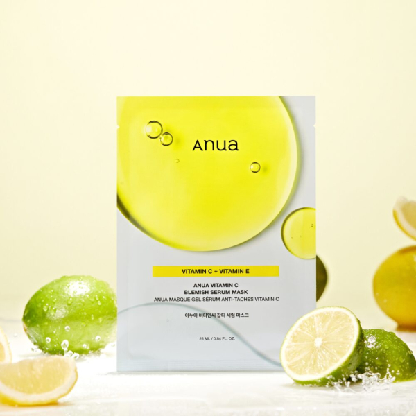 Anua Green Lemon Vita C Blemish Serum Mask 25ml*10pack