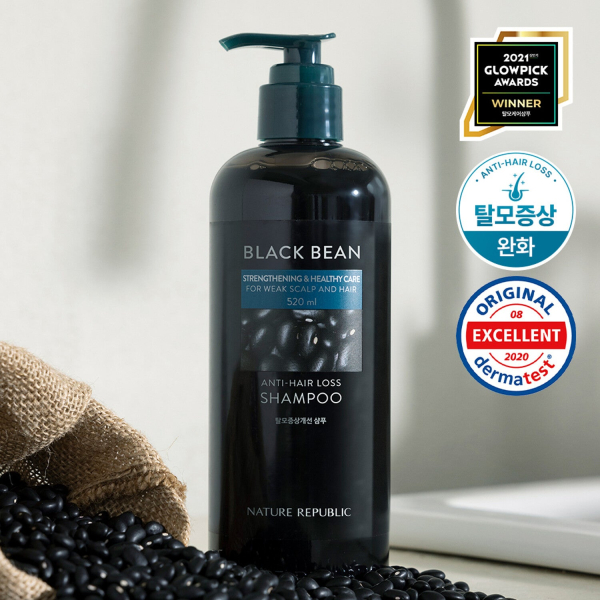 Nature Republic Black Bean Anti-Hair Loss Shampoo 520mL
