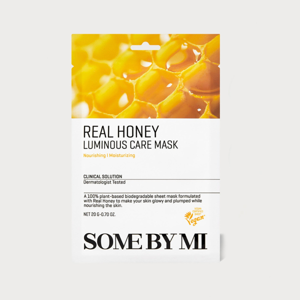 SOME BY MI Real Honey Luminous Care Mask Sheet 20g*10pcs