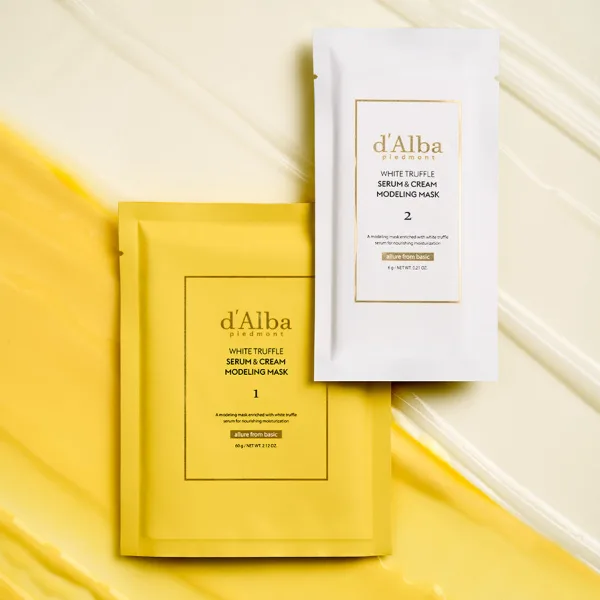 d'Alba White Truffle Serum & Cream Modeling Mask [Nutritive / Hydrating] 66g