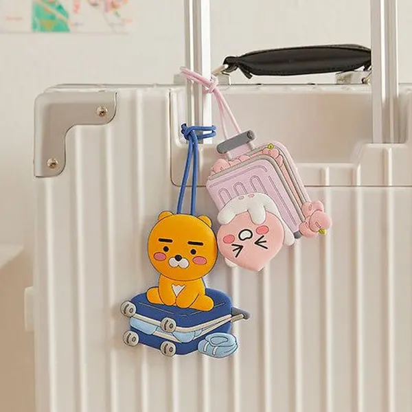 Kakao Friends Carrier Luggage Tag Apeach
