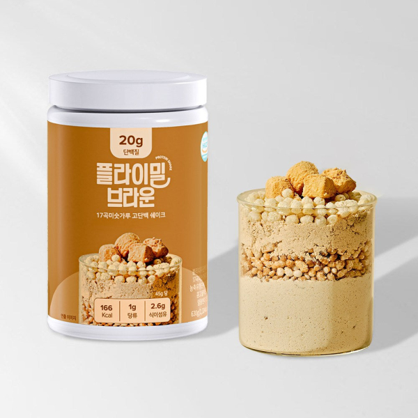 Flimeal Protein Shake Brown [Mixed Grain Powder flavor] 630g