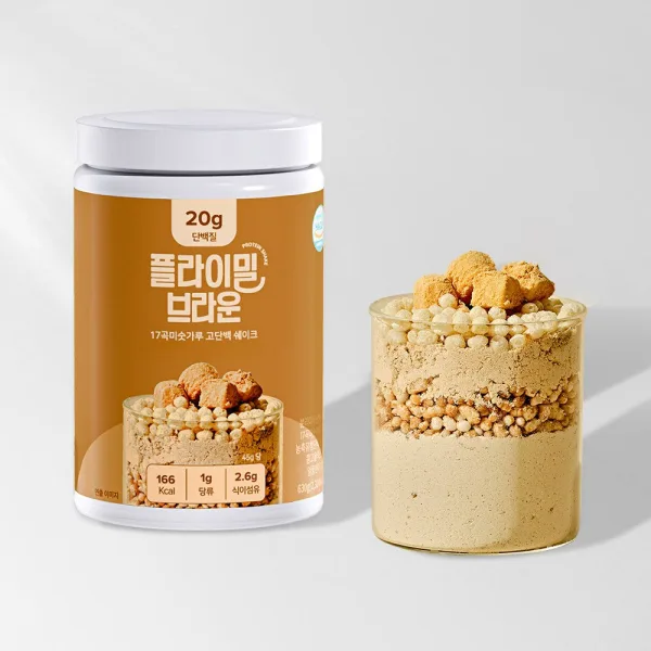 Flimeal Protein Shake Brown [Mixed Grain Powder flavor] 630g