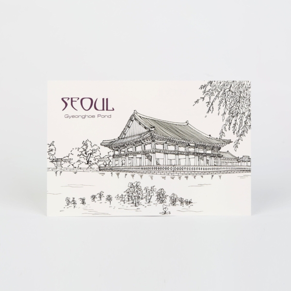 Seoul City Series Line Drawing Postcards (Set of 5)