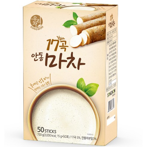 SONGWON Woori Tea 17 grains of Andong Matcha 15g*50sticks