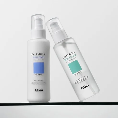Rokkiss Calendula Skin Toner 150ml + Emulsion 150ml Set - Image 3