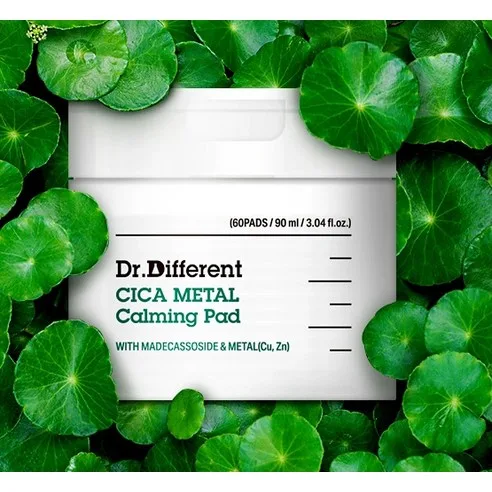 Dr.Different Cica Metal Calming Pad 90ml 60EA - Image 2