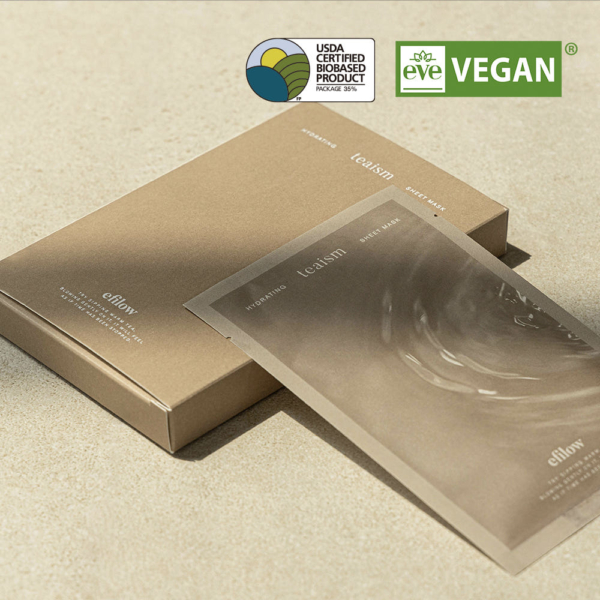 efilow Hydrating Teaism Sheet Mask Pack 24ml × 10pack