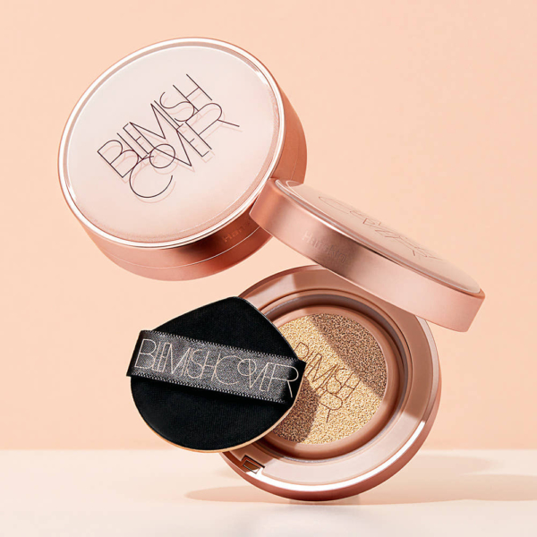 Hanskin Semi-Matte N21  Blemish Cover Conceal Cushion Foundation Original 11g + Refill 11g