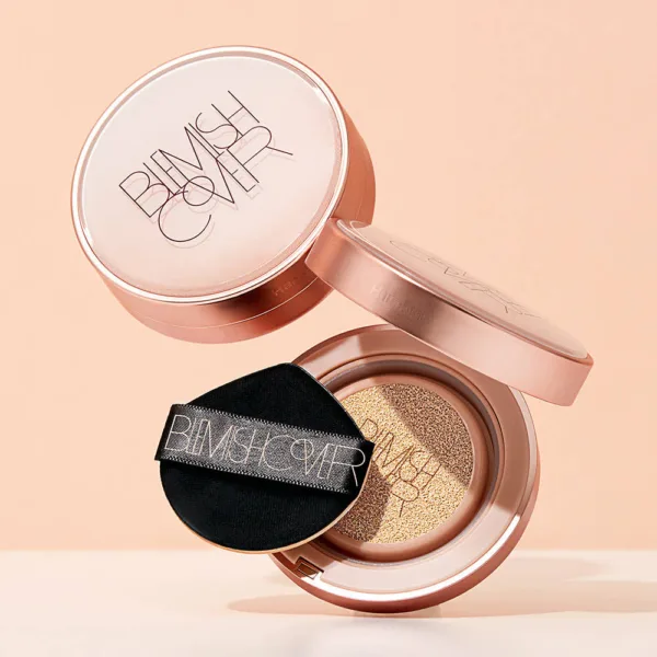 Hanskin Semi-Matte N21  Blemish Cover Conceal Cushion Foundation Original 11g + Refill 11g