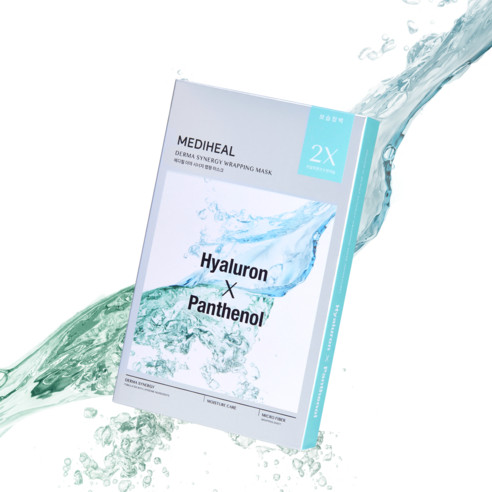 MEDIHEAL Derma Synergy Wrapping Mask - Hyaluron & Panthenol 25ml×10 Sheets