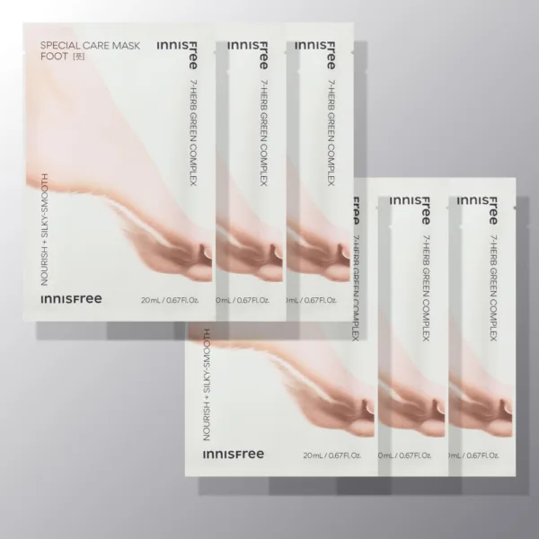 innisfree special care mask foot 20ml × 6 Sheets