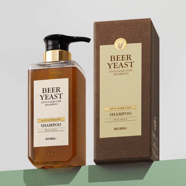 JSOOP DEEP GREEN J Beer Yeast Anti Hair Loss Shampoo 500ml