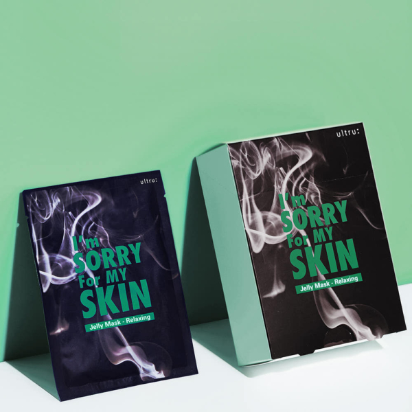 I'm Sorry For My Skin Jelly Mask - Relaxing 33ml×10 Sheets